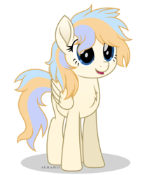 Size: 4728x5704 | Tagged: safe, artist:suramii, oc, oc only, oc:souvenir, pegasus, pony, absurd resolution, female, mare, movie accurate, simple background, solo, style emulation, transparent background