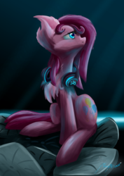 Size: 2894x4093 | Tagged: safe, artist:alexbluebird, pinkie pie, earth pony, pony, g4, chest fluff, female, pinkamena diane pie, solo