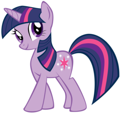 Size: 1266x1202 | Tagged: safe, artist:heart-of-stitches, twilight sparkle, pony, unicorn, g4, cardboard twilight, female, mare, simple background, smiling, solo, standing, stock vector, transparent background, unicorn twilight
