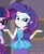 Size: 408x501 | Tagged: safe, screencap, rarity, sci-twi, twilight sparkle, equestria girls, g4, my little pony equestria girls: better together, school of rock, cropped, female, geode of shielding, rarity peplum dress, shrug