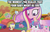 Size: 1105x706 | Tagged: safe, edit, edited screencap, screencap, coconut palm, cranberry pit, cream puff, grape stem, princess cadance, princess flurry heart, stratus wind, alicorn, pony, g4, once upon a zeppelin, :t, caption, evil, evil flurry heart, female, foal, frown, image macro, levitation, magic, mare, meme, open mouth, smiling, spread wings, telekinesis, text, wide eyes, wings