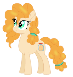 Size: 1024x1073 | Tagged: safe, artist:kpeacock03, pear butter, earth pony, pony, g4, the perfect pear, base used, cute, female, mare, movie accurate, pearabetes, simple background, solo, transparent background