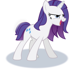 Size: 7398x7000 | Tagged: safe, artist:meyling525, rarity, pony, g4, absurd resolution, alternate hairstyle, female, simple background, solo, transparent background, vector