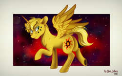 Size: 1024x640 | Tagged: safe, artist:das_leben, oc, oc only, oc:hairwhite, alicorn, pony, alicorn oc, butt, looking back, male, plot, solo, spread wings, stallion, wings