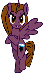 Size: 408x658 | Tagged: safe, oc, oc only, alicorn, pony, alicorn oc, base used, crossed arms, grin, looking at you, simple background, smiling, white background