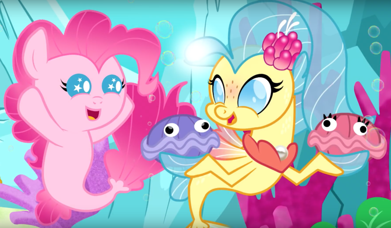 Artist Magpie Pony Baby Baby Pie Baby Pony Baby Seapony G4 Clam Cute Diapinkes My Little Pony The Movie Pinkie Pie Pony Princess Skystar Safe Seaponified Seapony G4 Seapony Pinkie Pie Shelldon