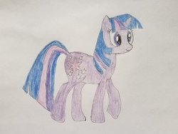 Size: 1024x768 | Tagged: safe, artist:amaryllisg, twilight sparkle, pony, unicorn, g4, female, mare, solo, traditional art