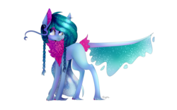 Size: 4000x2500 | Tagged: safe, artist:hyshyy, oc, oc only, original species, chest fluff, female, high res, simple background, solo, transparent background, unshorn fetlocks