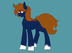 Size: 4750x3500 | Tagged: safe, artist:darkart, oc, oc only, oc:spec steele, draft horse, glasses, simple background, solo
