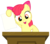 Size: 5913x5184 | Tagged: safe, artist:greenmachine987, apple bloom, earth pony, pony, bloom & gloom, g4, absurd resolution, female, filly, hoof hold, paper, simple background, solo, transparent background, vector