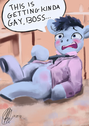 Size: 1240x1754 | Tagged: safe, artist:toisanemoif, oc, oc only, clothes, gay, male