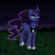 Size: 1038x1045 | Tagged: safe, artist:friendshipishorses, princess luna, alicorn, pony, g4, female, mare, meadow, night, solo