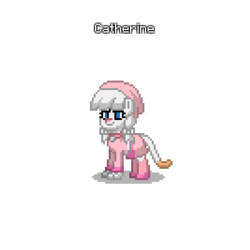Size: 400x400 | Tagged: safe, cat, pony, pony town, blinx the time sweeper, catherine (blinx the time sweeper), clothes, crossover, furry, hat, solo
