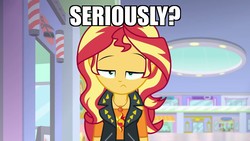 Size: 1920x1080 | Tagged: safe, edit, edited screencap, screencap, sunset shimmer, a fine line, equestria girls, g4, my little pony equestria girls: better together, seriously