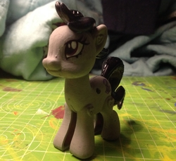 Size: 2114x1936 | Tagged: safe, artist:grapefruitface1, derpibooru exclusive, octavia melody, g4, customized toy, irl, merchandise, missing accessory, my little pony pop!, painted, photo, solo, toy