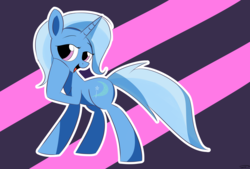 Size: 3496x2362 | Tagged: safe, artist:taurson, trixie, pony, unicorn, g4, bedroom eyes, female, high res, mare, open mouth, solo