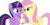 Size: 5377x2695 | Tagged: safe, artist:ironm17, fluttershy, twilight sparkle, alicorn, pegasus, pony, g4, bedroom eyes, female, grin, hoof on chest, lesbian, looking at each other, love, ship:twishy, shipping, simple background, smiling, transparent background, twilight sparkle (alicorn), vector
