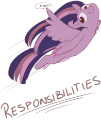 Size: 2500x3000 | Tagged: safe, artist:maxiima, twilight sparkle, alicorn, pony, g4, female, flying, high res, mare, nope, one word, simple background, solo, transparent background, twilight sparkle (alicorn)