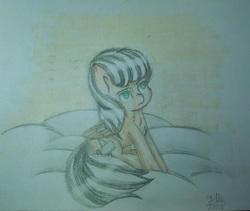 Size: 3210x2707 | Tagged: safe, artist:emilyclise, oc, oc only, pegasus, pony, high res, simple, solo, traditional art