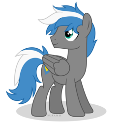 Size: 6000x6200 | Tagged: safe, artist:suramii, oc, oc only, oc:cloud zapper, pegasus, pony, absurd resolution, male, simple background, smiling, solo, stallion, transparent background