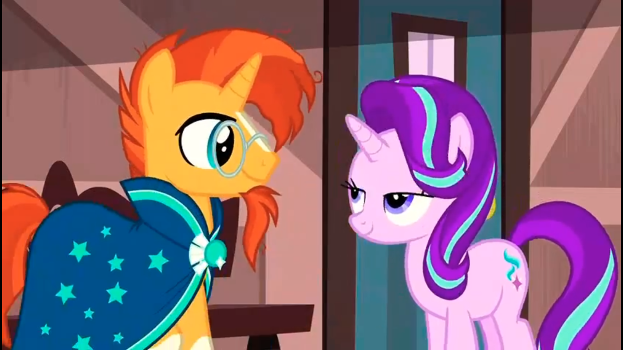 Safe Screencap Starlight Glimmer Sunburst Pony Unicorn Uncommon Bond Duo