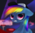 Size: 2350x2207 | Tagged: safe, artist:php69, rainbow dash, pegasus, pony, g4, secrets and pies, cigarette, evil pie hater dash, female, hat, high res, looking at you, mare, smoking, solo
