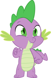 Size: 3000x4540 | Tagged: safe, artist:demigod-spike, spike, dragon, g4, the crystal empire, cute, high res, male, simple background, solo, spikabetes, transparent background, vector