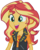 Size: 733x923 | Tagged: safe, artist:fella, edit, edited screencap, screencap, sunset shimmer, a fine line, equestria girls, g4, my little pony equestria girls: better together, background removed, clothes, cute, female, geode of empathy, happy, leather vest, magical geodes, not a vector, open mouth, pendant, shimmerbetes, simple background, smiling, solo, transparent background, vest