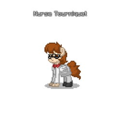 Size: 400x400 | Tagged: safe, pony, pony town, missing accessory, nurse tourniquet, ponified, timesplitters