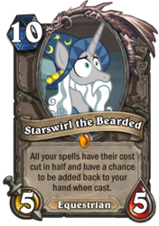 Size: 400x569 | Tagged: safe, star swirl the bearded, g4, shadow play, hearthstone, warcraft