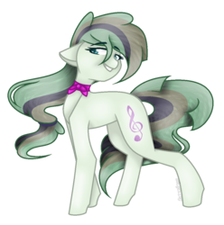Size: 984x990 | Tagged: safe, artist:electricaldragon, oc, oc only, oc:kayla keyboard, earth pony, pony, bowtie, female, mare, simple background, solo, transparent background
