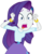 Size: 1600x2048 | Tagged: safe, artist:thebar, edit, edited screencap, screencap, rarity, equestria girls, equestria girls specials, g4, my little pony equestria girls: dance magic, aaaaaaahhhhh, belt, blouse, bracelet, clothes, female, jewelry, not a vector, open mouth, panic, shocked, simple background, skirt, solo, teenager, transparent background
