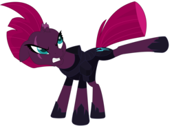 Size: 6261x4591 | Tagged: safe, artist:ejlightning007arts, tempest shadow, pony, unicorn, g4, my little pony: the movie, absurd resolution, armor, broken horn, female, horn, kicking, mare, simple background, solo, transparent background, vector