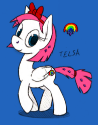 Size: 593x760 | Tagged: safe, artist:telsa, oc, oc only, oc:freya, cute