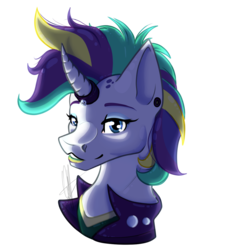 Size: 1101x1200 | Tagged: safe, artist:rimmi1357, rarity, g4, alternate hairstyle, clothes, curved horn, halloween, holiday, horn, horn jewelry, horn ring, jacket, jewelry, leather jacket, mohawk, punk, raripunk, simple background, transparent background