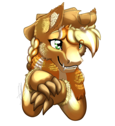 Size: 1101x1200 | Tagged: safe, artist:rimmi1357, applejack, werewolf, g4, applejack's hat, cowboy hat, halloween, hat, holiday, mutant, mutation, simple background, transparent background