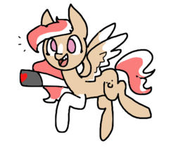 Size: 437x373 | Tagged: safe, artist:nootaz, oc, oc only, oc:boopie, pegasus, pony, female, mare, simple background, transparent background