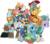 Size: 4100x3600 | Tagged: safe, artist:cheezedoodle96, flash magnus, meadowbrook, mistmane, rockhoof, somnambula, star swirl the bearded, earth pony, pegasus, pony, unicorn, g4, shadow play, .svg available, cute, female, glowpaz, group shot, healer's mask, helmet, looking at you, male, mare, mask, meadowcute, netitus, pillars of equestria, rockhoof's shovel, shield, simple background, smiling, somnambetes, stallion, svg, transparent background, vector