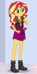 Size: 460x925 | Tagged: safe, screencap, sunset shimmer, a fine line, equestria girls, g4, my little pony equestria girls: better together, boots, clothes, cropped, cute, female, geode of empathy, happy, jacket, legs, magical geodes, outfit catalog, shimmerbetes, shoes, solo
