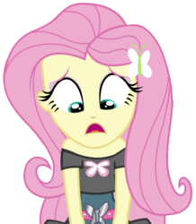 Size: 1789x2048 | Tagged: safe, artist:thebarsection, fluttershy, dance magic, equestria girls, equestria girls specials, g4, clothes, female, not a vector, open mouth, simple background, solo, transparent background