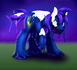 Size: 2500x2300 | Tagged: safe, artist:inlustriusghost, oc, oc only, oc:bright sight, goo pony, original species, high res, solo