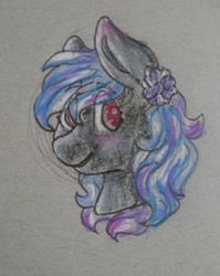 Size: 1836x2301 | Tagged: safe, artist:person8149, oc, oc only, pony, bust, female, mare, portrait, solo, traditional art