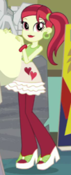 Size: 185x455 | Tagged: safe, screencap, rose heart, a queen of clubs, equestria girls, equestria girls series, g4, cropped, female, pantshoes, solo
