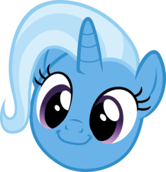 Size: 877x910 | Tagged: safe, trixie, pony, unicorn, g4, female, head only, mare, simple background, smiling, solo, transparent background