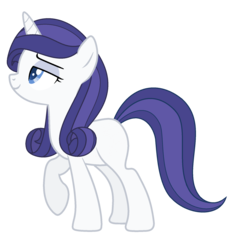 Size: 1760x1880 | Tagged: safe, artist:cutiesparkle, oc, oc only, oc:brilliant gemstone, pony, unicorn, female, mare, offspring, parent:fancypants, parent:rarity, parents:raripants, simple background, solo, transparent background