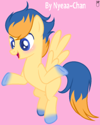 Size: 610x758 | Tagged: safe, artist:bustedcloud333, oc, oc only, pony, parent:spitfire, parent:wave chill, parents:wavefire, solo