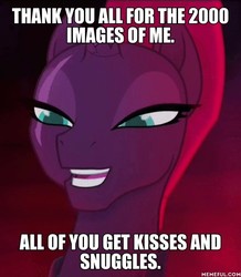 Size: 600x688 | Tagged: safe, edit, edited screencap, screencap, fizzlepop berrytwist, tempest shadow, g4, my little pony: the movie, the making of my little pony: the movie, bronybait, cropped, female, image macro, meme, memeful.com, pretty pretty tempest, solo