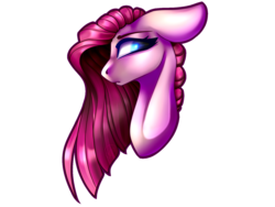 Size: 1600x1200 | Tagged: safe, artist:immagoddampony, pinkie pie, earth pony, pony, g4, female, floppy ears, looking back, mare, pinkamena diane pie, simple background, solo, transparent background
