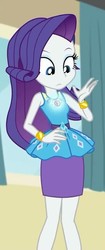 Size: 301x720 | Tagged: safe, screencap, rarity, equestria girls, g4, my little pony equestria girls: better together, overpowered (equestria girls), clothes, cropped, female, geode of shielding, legs, looking down, pencil skirt, rarity peplum dress, skirt, solo