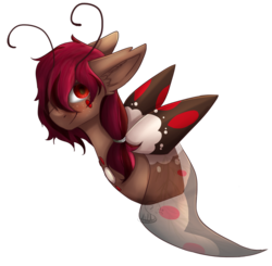 Size: 5376x5263 | Tagged: safe, artist:lastaimin, oc, oc only, grottoling, original species, pony, absurd resolution, bust, female, portrait, simple background, solo, terran, transparent background